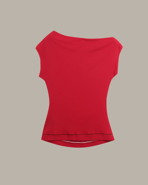 Cut Out Hem Off shoulder top