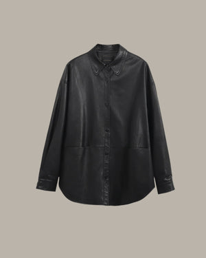 Leather Overshirt