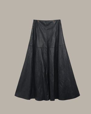 Faux Leather Skirt
