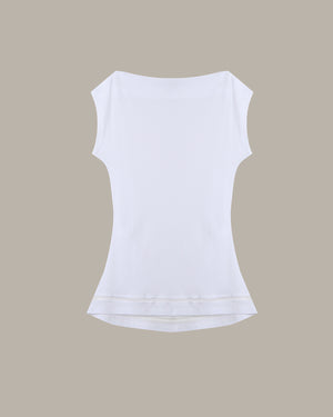 Cut Out Hem Off shoulder top