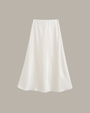 Satin Midi Skirt