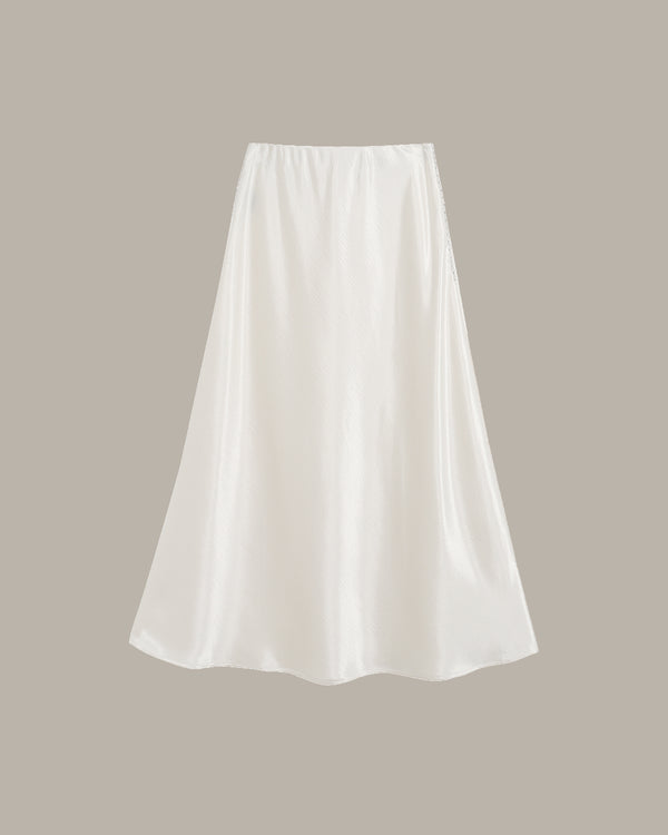 Satin Midi Skirt