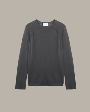 裝飾縫線插肩毛衣