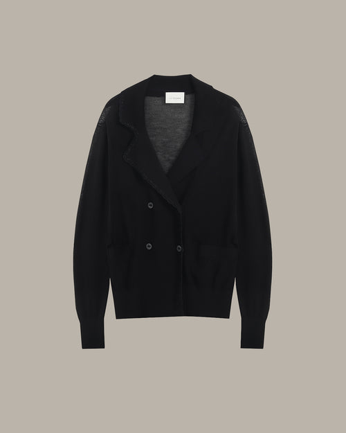 Stitch Detail Blazer Cardigan