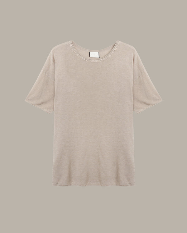 Braided Neckline Top