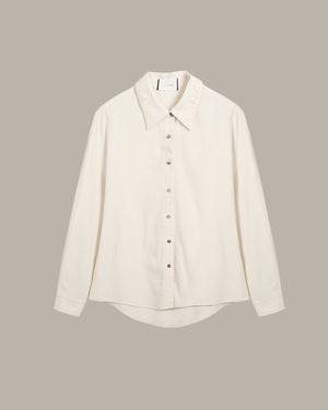 White shirt on a beige background