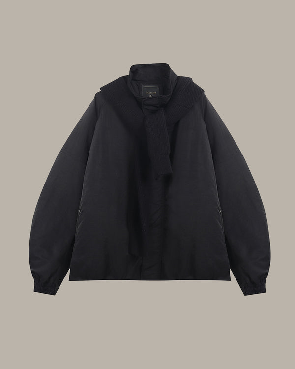 Detachable Knitted Hood Down Jacket