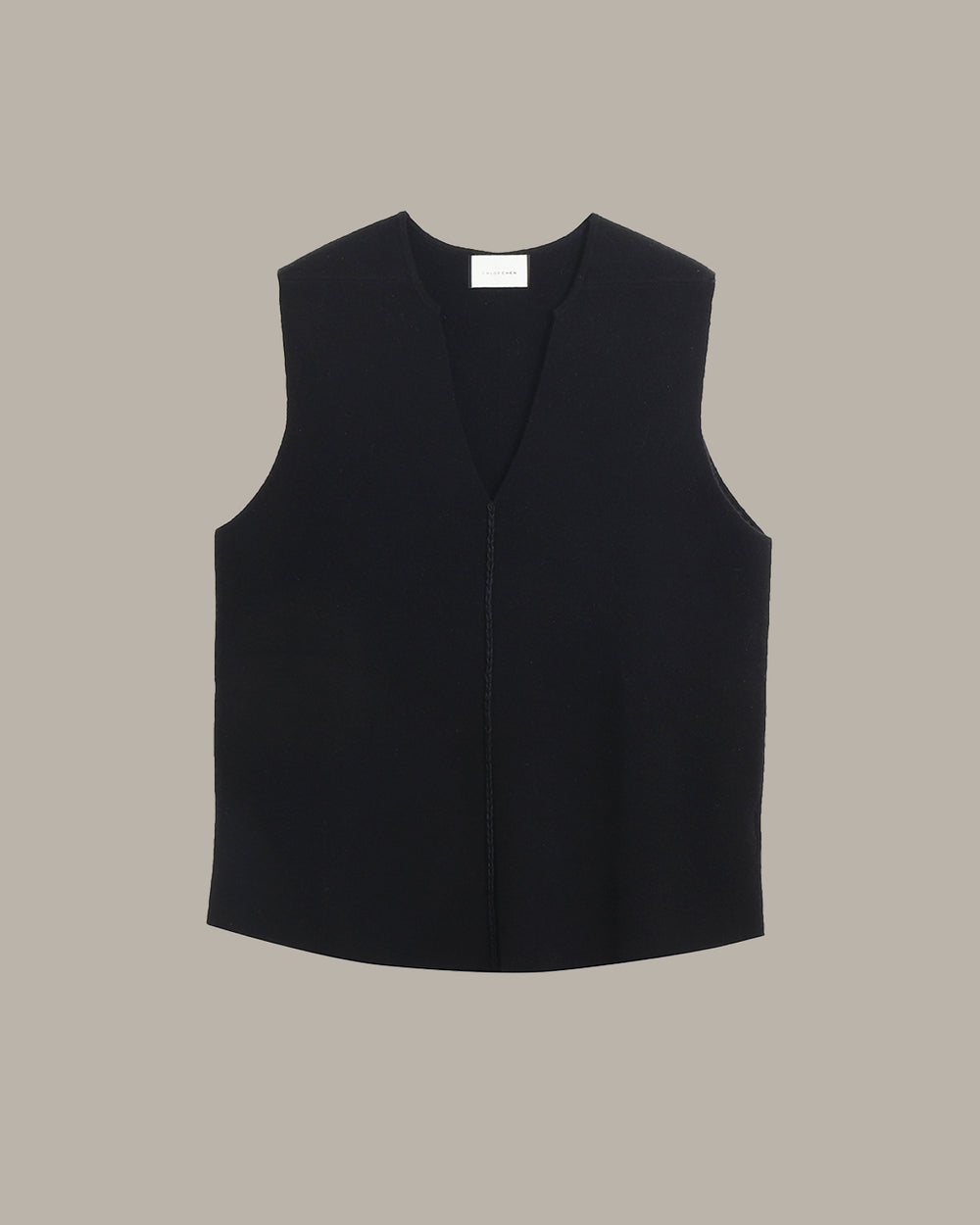 Cashmere V Neck Sleeveless Top