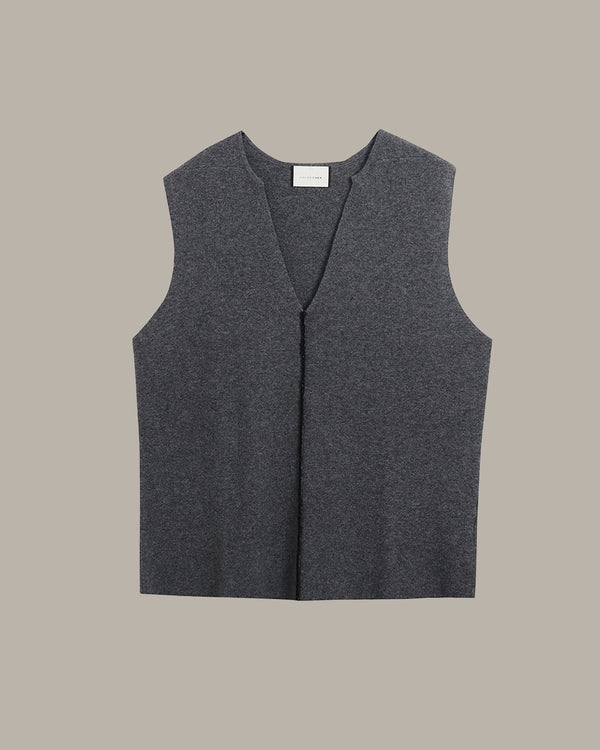 羊绒V领背心
