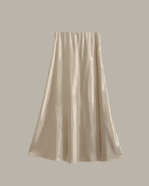 Satin Midi Skirt