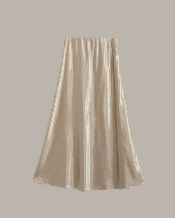 Satin Midi Skirt