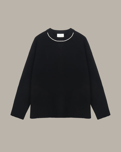 Wool Pullover Knit Top