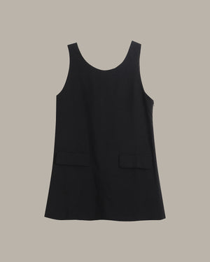 Clean Sleeveless Mini Dress