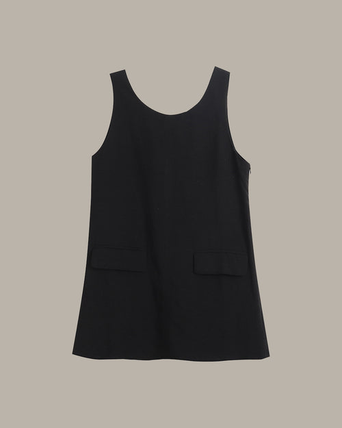 Clean Sleeveless Mini Dress