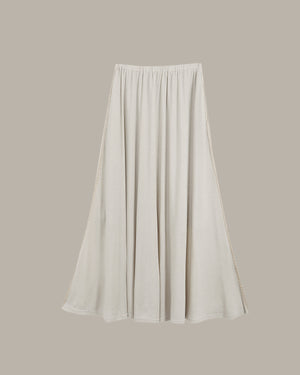 Chain Embroidered Midi Skirt