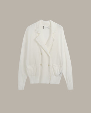 Stitch Detail Blazer Cardigan