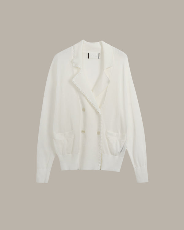 Stitch Detail Blazer Cardigan