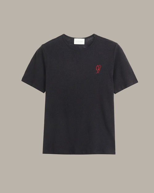 Heart Embroidery T-Shirt