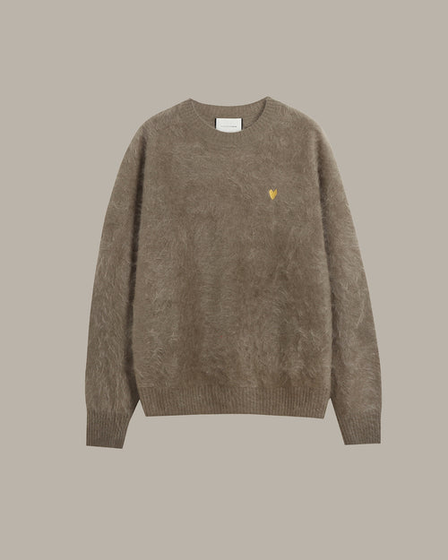 100%羊絨圓領毛衣