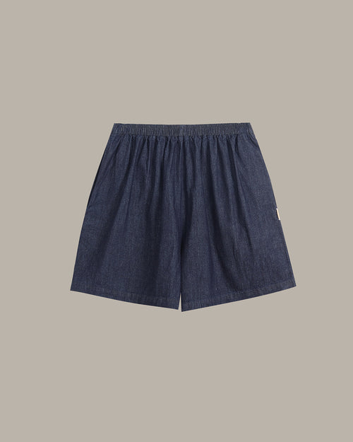 [E] Elastic-Waist Shorts