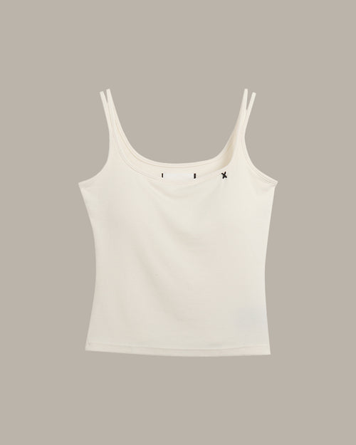 Two-Tone Straps Tank Top