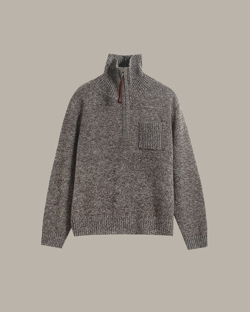 100% Wool Zip Top Jumper