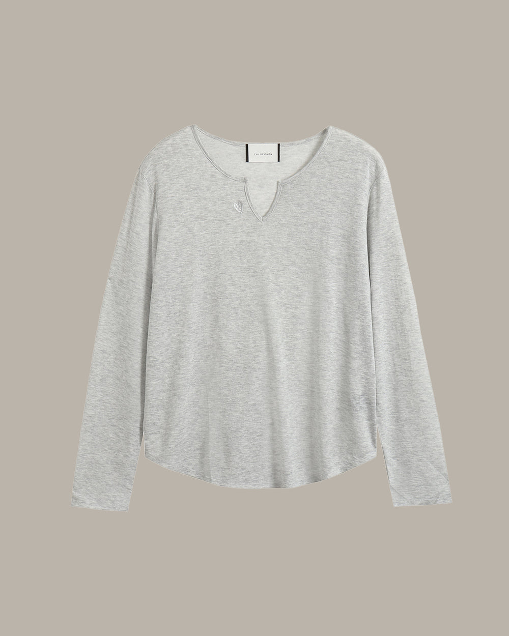 V Neck Long Sleeve Top
