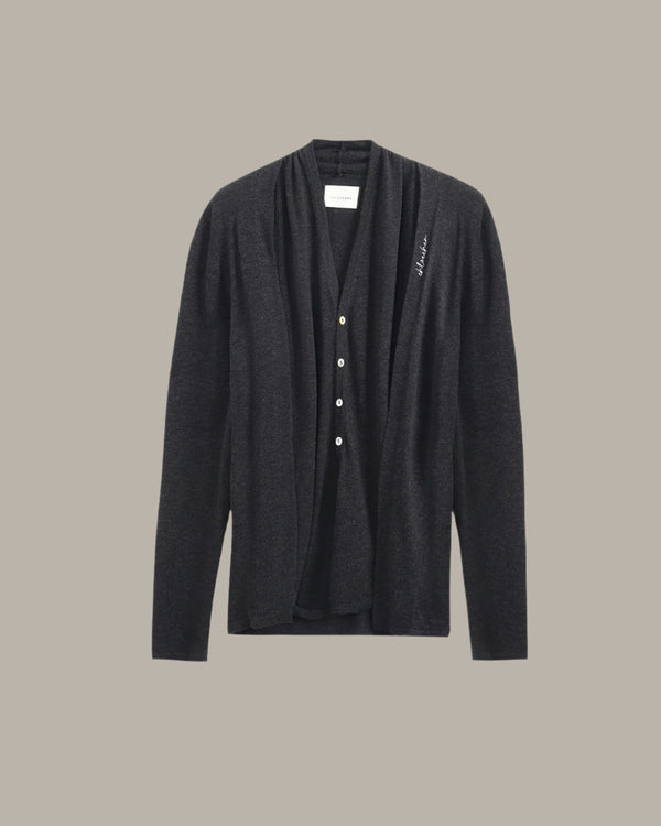 Faux Two-Piece Cardigan