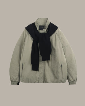 Detachable Knitted Hood Down Jacket