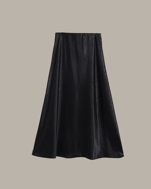Satin Midi Skirt