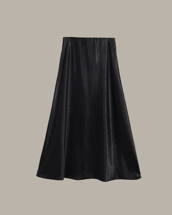 Satin Midi Skirt