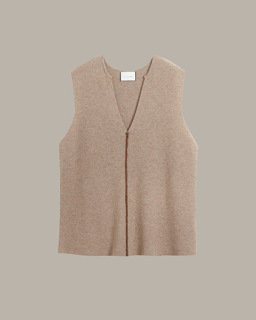 羊绒V领背心