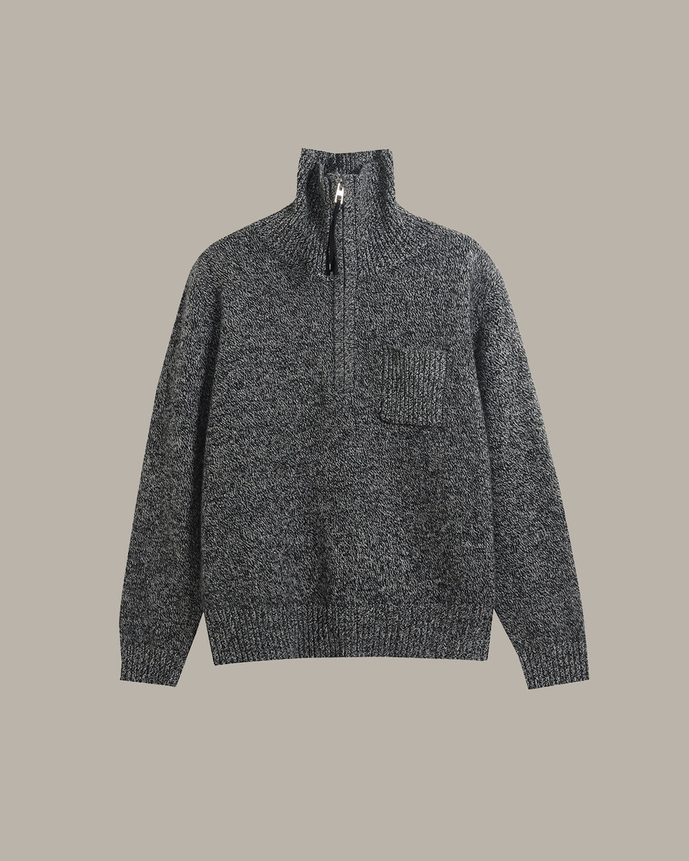 100% Wool Zip Top Jumper