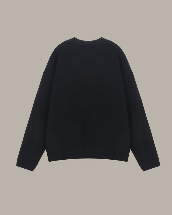 Heart Patch Wool Jumper