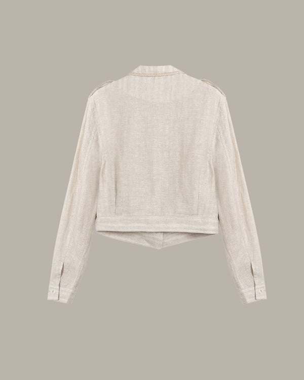 Belted Utility Crop Jacket