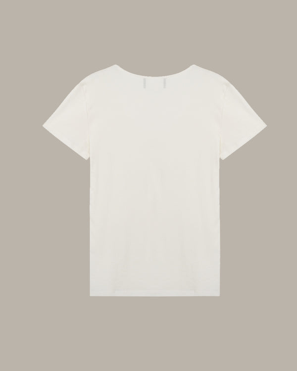 Lace Trim V-Neck T-shirt