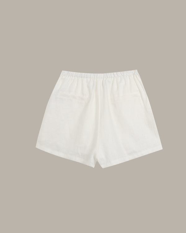 Drawstring Linen Shorts