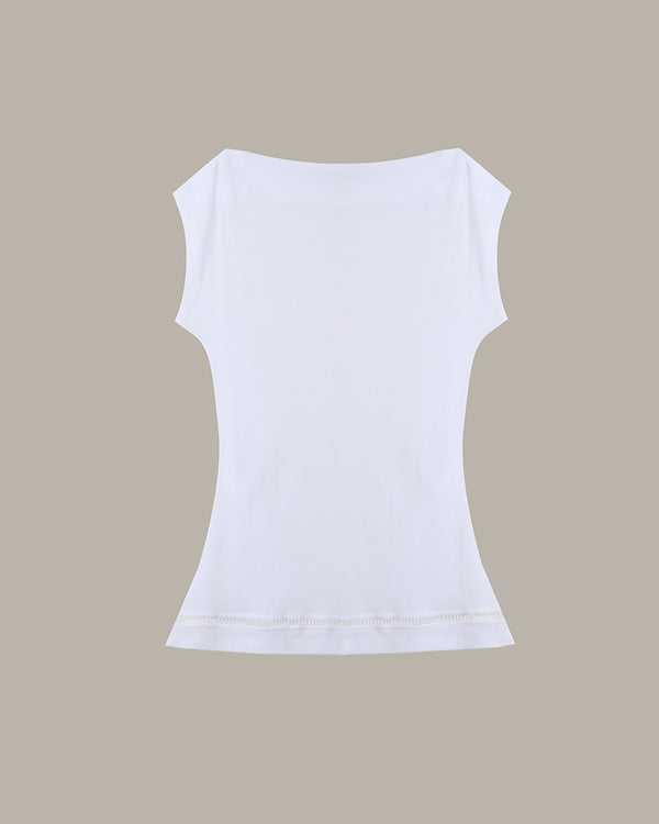 Cut Out Hem Off shoulder top