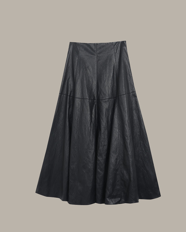 Faux Leather Skirt