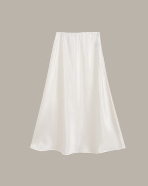 Satin Midi Skirt