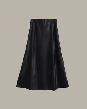 Satin Midi Skirt