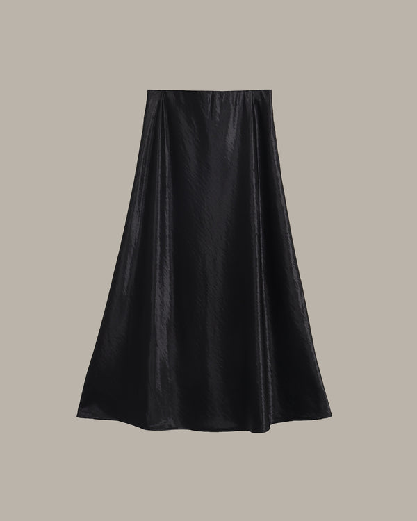 Satin Midi Skirt