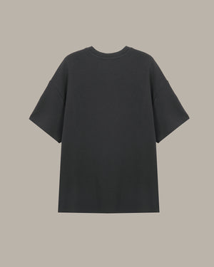 Heart-Embroidered Everyday Tee