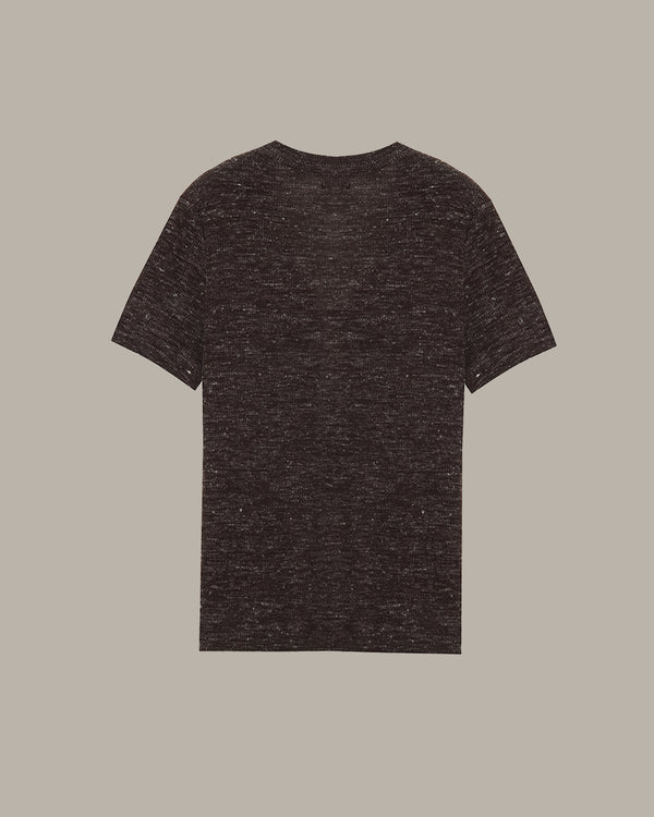 裝飾領口針織上衣