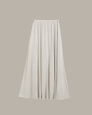 Chain Embroidered Midi Skirt