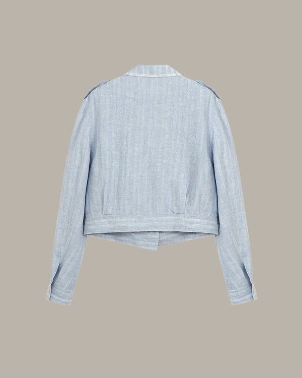 Belted Utility Crop Jacket