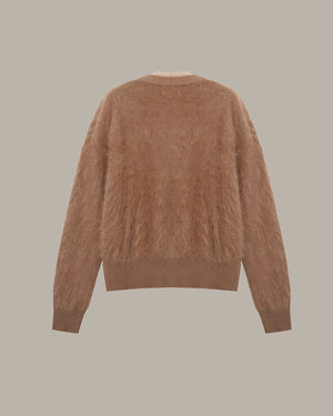 Faux Two-Piece Cardigan