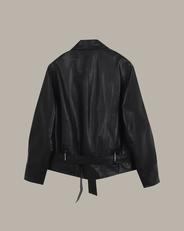 Sheepskin Leather Motorcycle Jacket