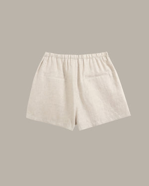 Drawstring Linen Shorts
