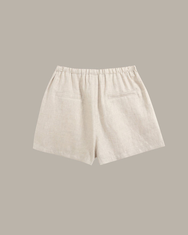 Drawstring Linen Shorts